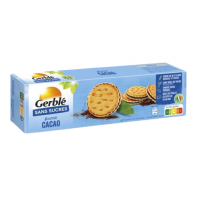 Biscuiti sandwish cu crema de ciocolata, 185g, Gerble Expert Dietetic