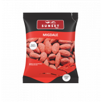 Migdale coapte cu sare de Himalaya, 50g, Sunset Nuts