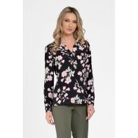 Bluza cu model floral Balkanis