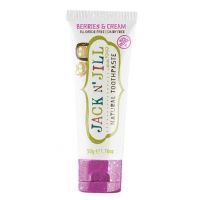 Pasta de dinti naturala pentru copii de la +6 luni cu aroma Berries & Cream, Jack N' Jill Kids