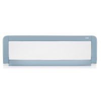 Bariera de protectie pat pentru bebelusi Albastru-gri XL 45111, 150cm, Reer