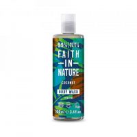 Gel de dus natural hidratant cu cocos, 100ml, Faith in Nature