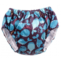 Chilotei pentru tranzitia la olita +12kg cu model balena, 1 bucata, Coccorito