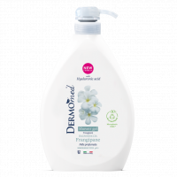 Gel de dus cu flori de frangipan cu dispenser, 1000ml, Dermomed