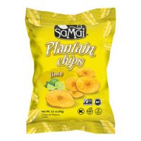 Chips de banane de gatit cu lime, 75g, Samai