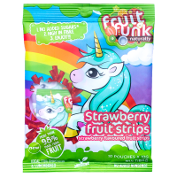 Gustare din fructe cu capsuni Unicorn, 100g, Fruit Funk