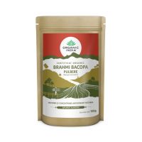 Pulbere tonic cerebral si memorie Brahmi-Bacopa, 100g, Organic India