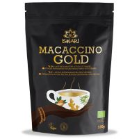 Bautura instant functionala bio vegana Macaccino Gold, 250g, Iswari