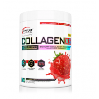 Collagen X5 cu capsuni, 360g, Genius Nutrition
