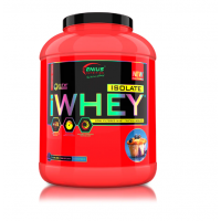 Pudra proteica cu aroma de briose cu afine iWhey Isolate, 2000g, Genius Nutrition