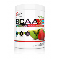 Aminoacizi pudra cu aroma de kiwi si capsuni BCAA-X5, 360g, Genius Nutrition