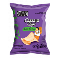 Chips de tapioca cassava cu sare de mare, 57g, Samai