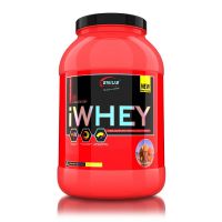 Pudra proteica cu aroma de inghetata de vanilie iWhey, 900g, Genius Nutrition