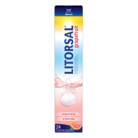 Electroliti cu aroma de grapefruit Litorsal, 24 comprimate efervescente, Zdrovit