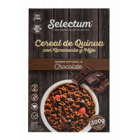 Cereale de quinoa cu amarant si mei cu aroma de ciocolata, 300g, Selectum