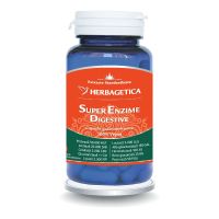 Super Enzime Digestive, 30 capsule, Herbagetica