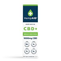 Ulei de canepa cu 1000mg CBD 500mg CBDA 500mg CBGA, 10ml, HempAID