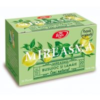 Ceai cu busuioc si lamaie Mireasma, 20 plicuri, Fares