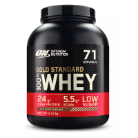 Proteine din zer 100% Whey Gold Standard cu aroma de ciocolata si alune, 2.27kg, Optimum Nutrition