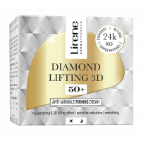 Crema anti-rid cu efect de fermitate 50+ pentru zi si noapte Diamond Lifting 3D, 50ml, Lirene