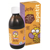 Sirop apetit cu laptisor de matca, vitamine si cinchona Jelly Kids, 250ml, Eladiet
