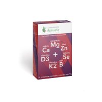 Ca+Mg+Zn+D3+Se, 30 comprimate masticabile, Laboratoarele Remedia