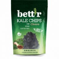 Chips din kale cu ciocolata raw fara gluten Bio, 30g, Bettr