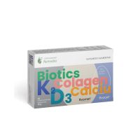 Biotics + K2 + D3 + Colagen + Calciu, 30 comprimate, Laboratoarele Remedia