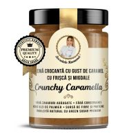 Crema cu gust de caramel si migdale Crunchy Caramella Secretele Ramonei, 350g, Laboratoarele Remedia