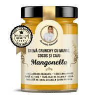 Crema tartinabila de mango cu cocos si caju Mangonella Secretele Ramonei, 350g, Laboratoarele Remedia