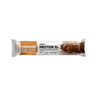 Baton proteic crocant cu brownie Deluxe, 64g, Born Winner