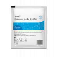 Dr. Max Comprese sterile taiate 10cm x 8cm, 50 bucati