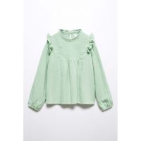 Bluza de bumbac brodata Becca