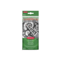 Creioane Grafit 5h-6b Derwent Academy, Blister, 12 Buc/set, Negru