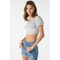 Bluza crop slim fit