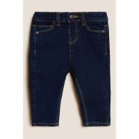 Blugi mom fit cu talie inalta