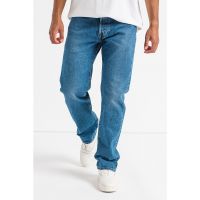 Blugi regular fit cu talie medie