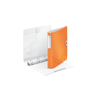 Caiet Mecanic Leitz Active Wow Softclick, Mecanism 4dr, Inel 30mm, Polyfoam - Portocaliu Metalizat