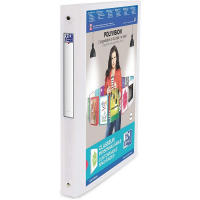 Caiet Mecanic 4 Inele - D20mm, Coperti Flexibile, Buzunar Prezentare, Oxford Polyvision -transp. Mat