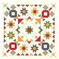 Felicitare cu motiv traditional din zona Bucovina | Moara de hartie