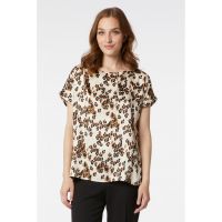 Bluza cu maneci scurte cu animal print