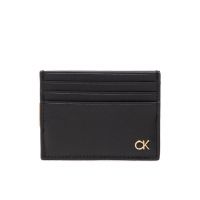 Etui pentru carduri Calvin Klein Ck Icon Cc Holder W/Clip K50K509625 Negru