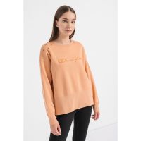 Bluza sport lejera cu decolteu rotund