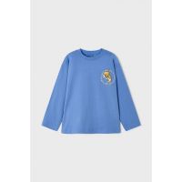 Bluza cu imprimeu grafic si maneci grafic