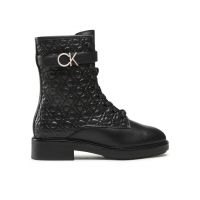 Botine Calvin Klein Combat Boot HW0HW01525 Negru