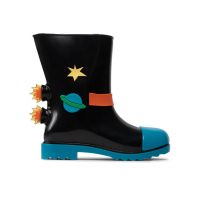 Cizme de cauciuc Melissa Mini Melissa Rain Boot + Fabula 33677 Negru