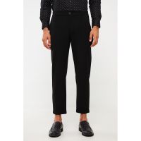 Pantaloni crop chino cu croiala conica