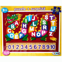 Puzzle 30 de piese - Abc +123 | Dorinta