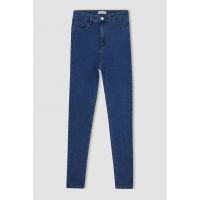 Blugi skinny cu talie inalta