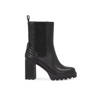 Botine Calvin Klein Jeans Platform Chelsea Lth Wn YW0YW01140 Negru